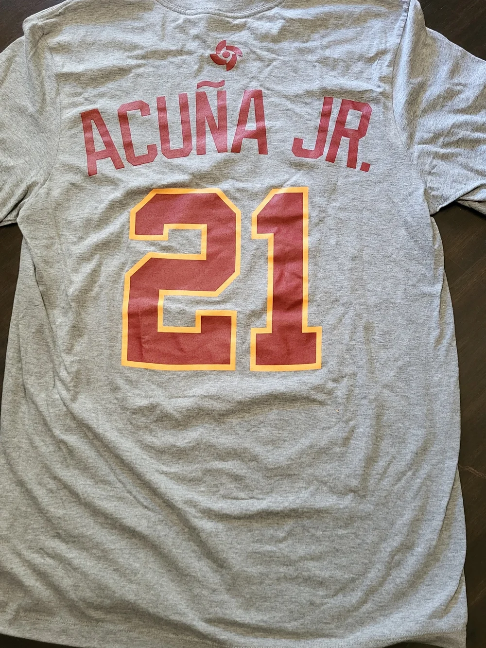 *NEW* Nike Ronald Acuña Jr Venezuela World Baseball Classic Gray T-Shirt Men’s M
